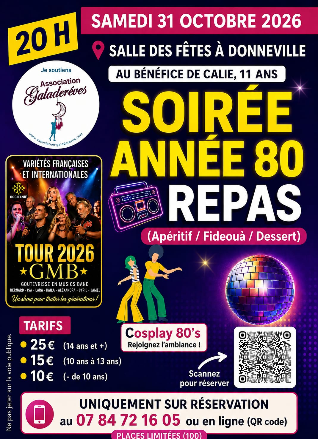 Soiree année 80-Galaderêves
